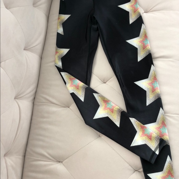 Terez metallic stars leggings xs - Picture 2 of 10